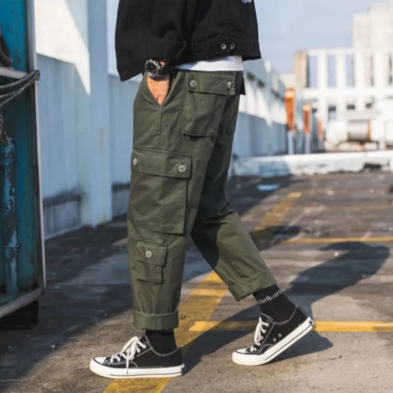 Men's Straight Cargo Pants