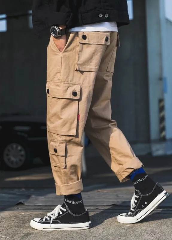 Men's Straight Cargo Pants