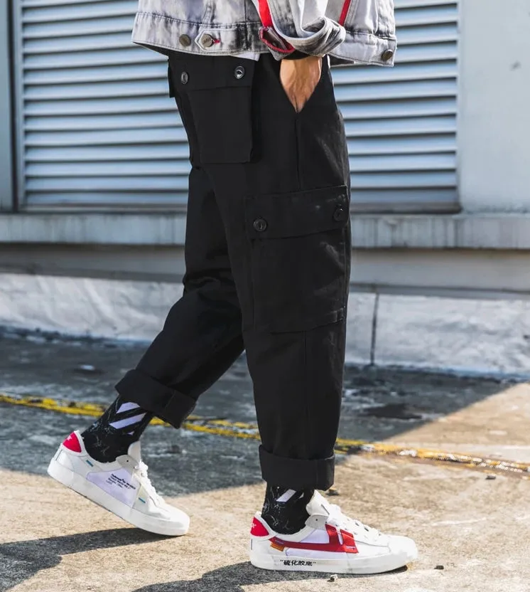 Men's Straight Cargo Pants