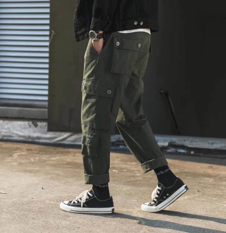 Men's Straight Cargo Pants