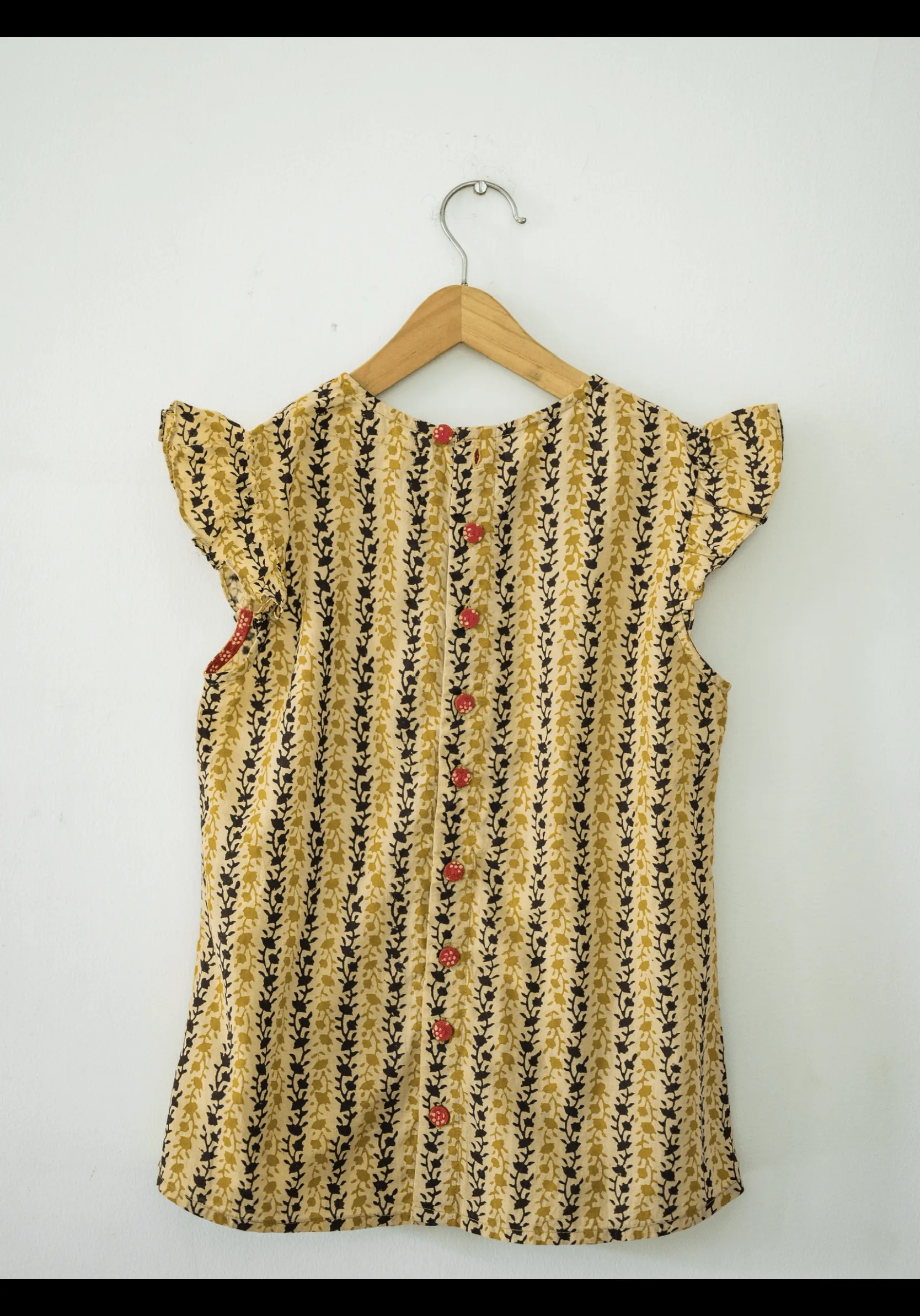 NATKHAT:- Dual print Bagru T-shirt