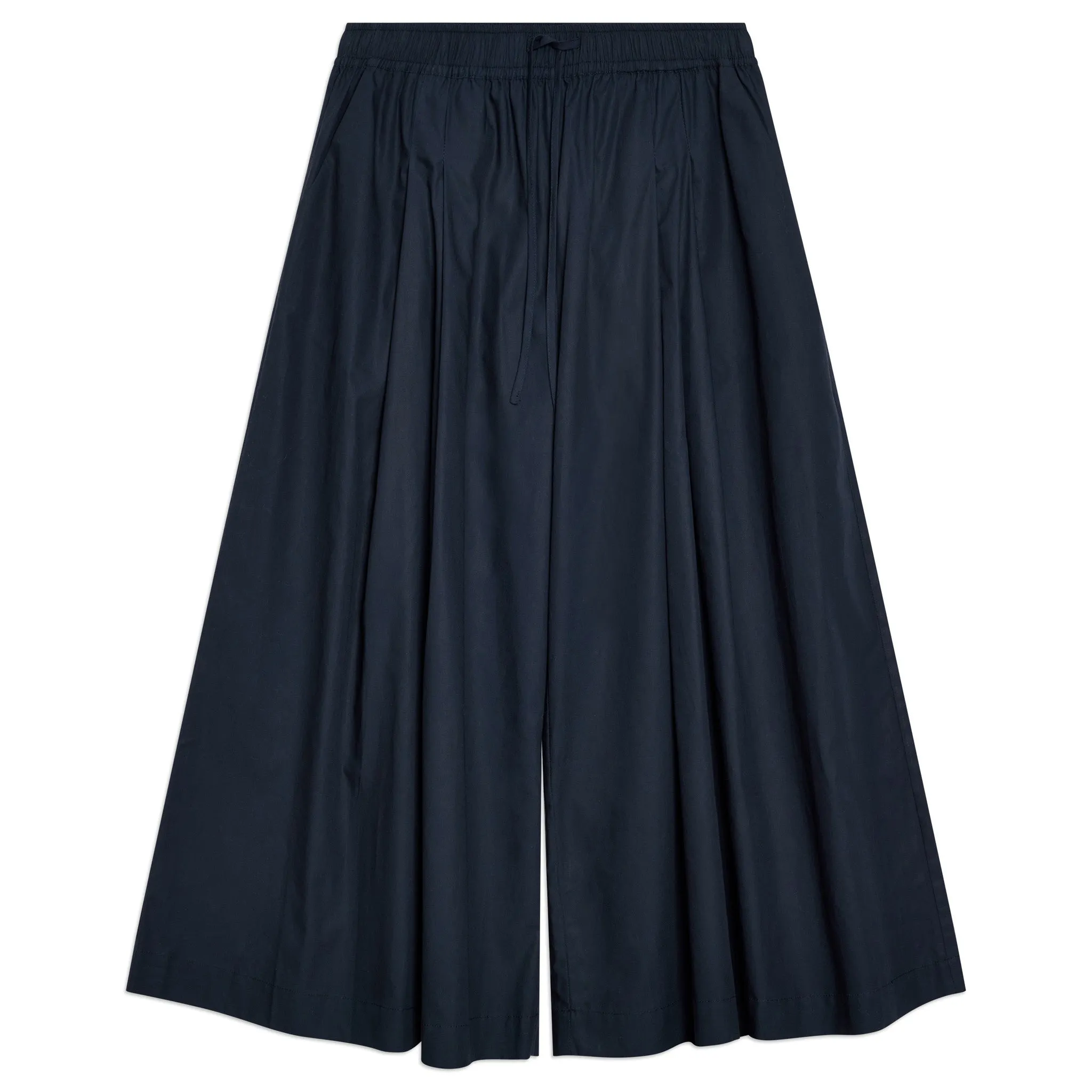 Navy Super Wide Leg Culottes