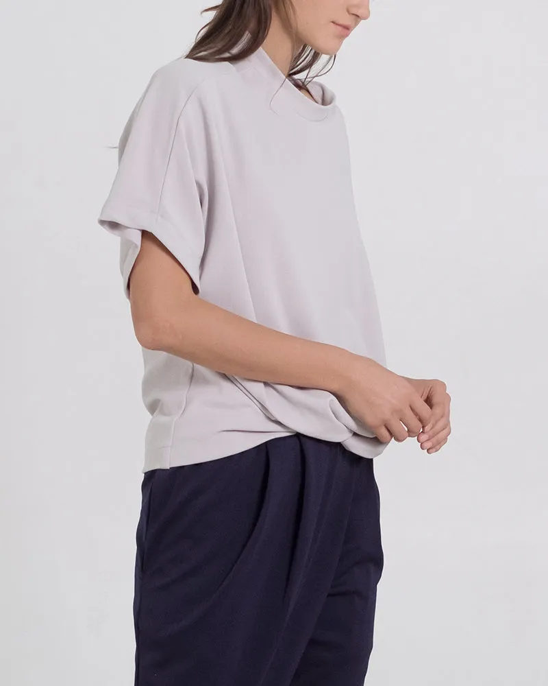 Oltman Short Sleeves Neocrepe Top