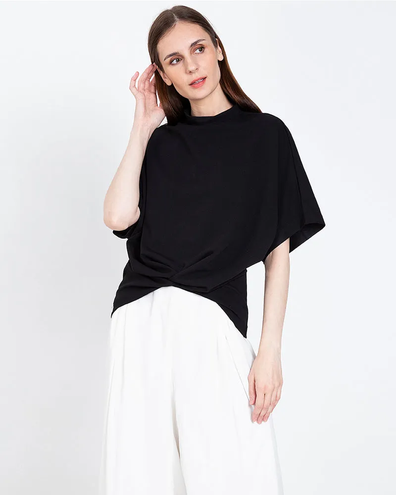Oltman Short Sleeves Neocrepe Top