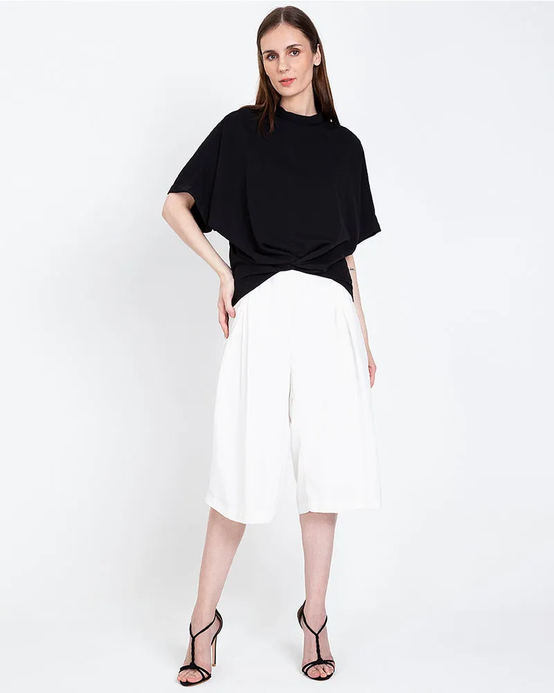 Oltman Short Sleeves Neocrepe Top