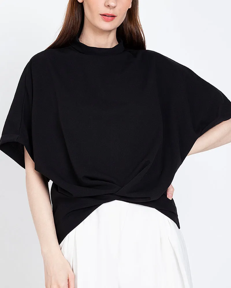 Oltman Short Sleeves Neocrepe Top