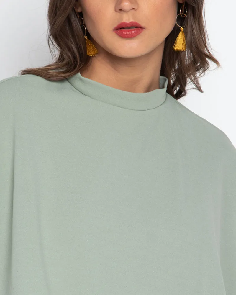 Oltman Short Sleeves Neocrepe Top