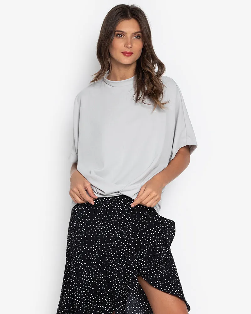 Oltman Short Sleeves Neocrepe Top