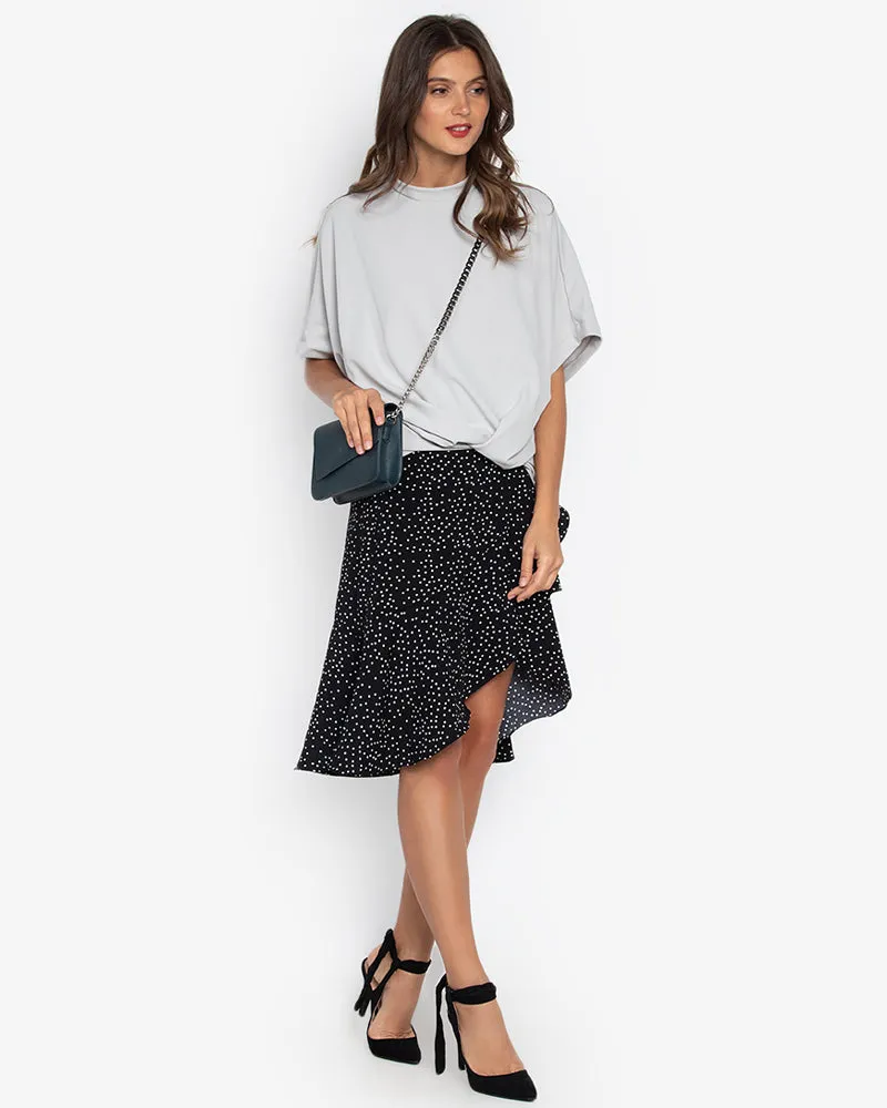 Oltman Short Sleeves Neocrepe Top
