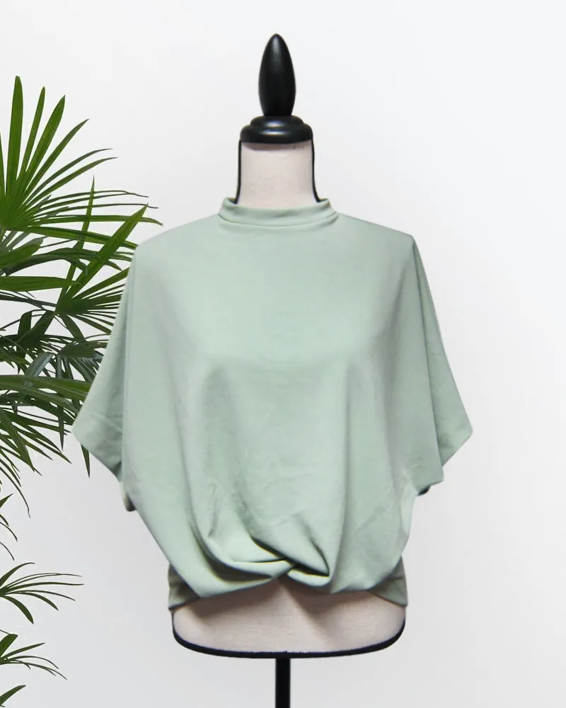 Oltman Short Sleeves Neocrepe Top