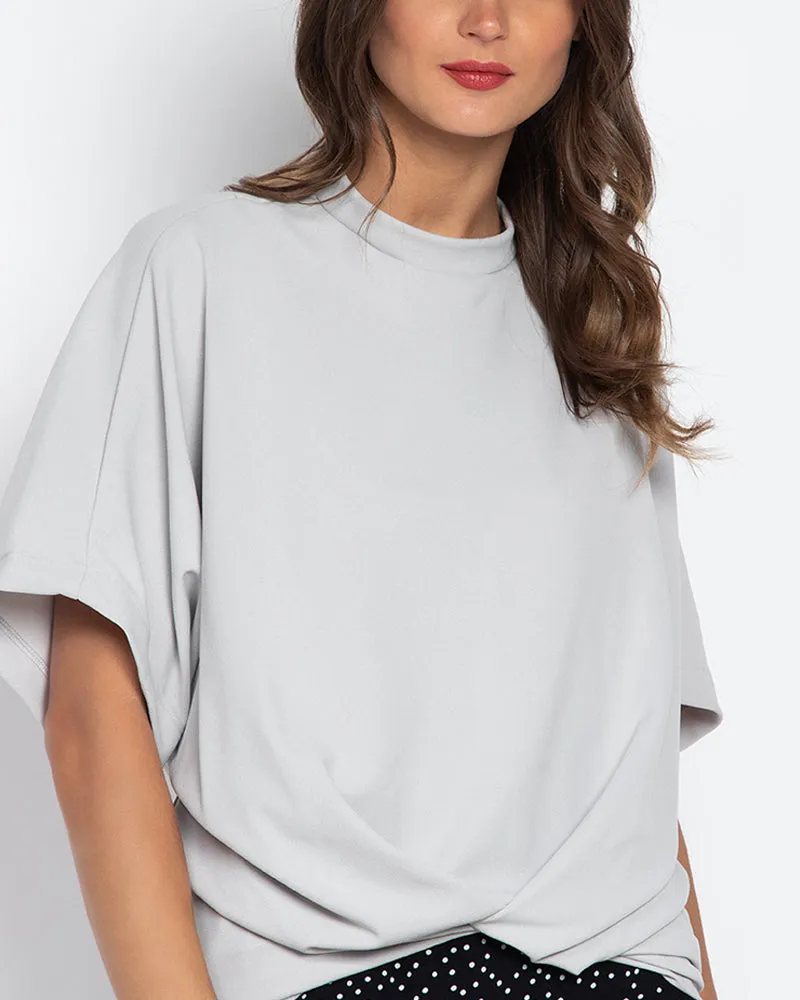 Oltman Short Sleeves Neocrepe Top