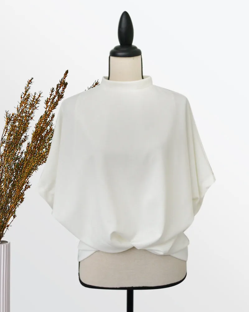 Oltman Short Sleeves Neocrepe Top
