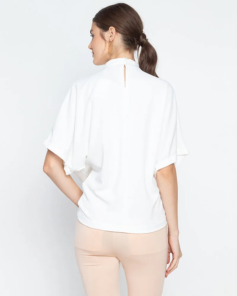 Oltman Short Sleeves Neocrepe Top