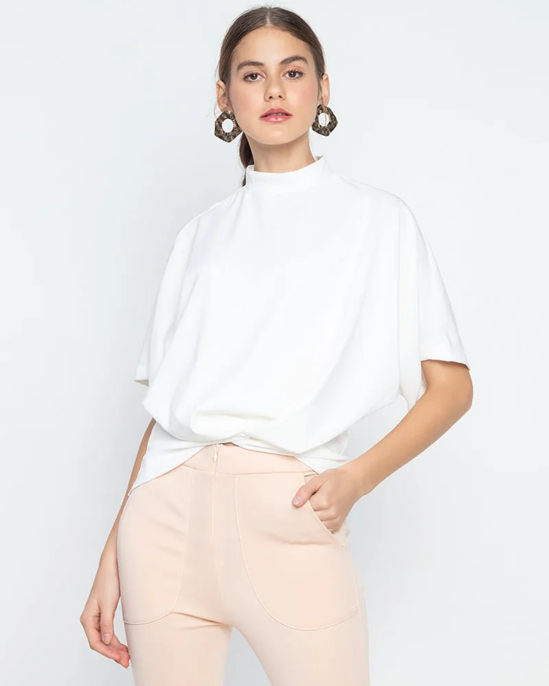 Oltman Short Sleeves Neocrepe Top