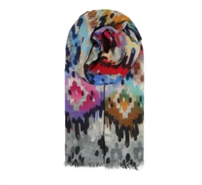 OMBRE LONDON - Ikat print scarf