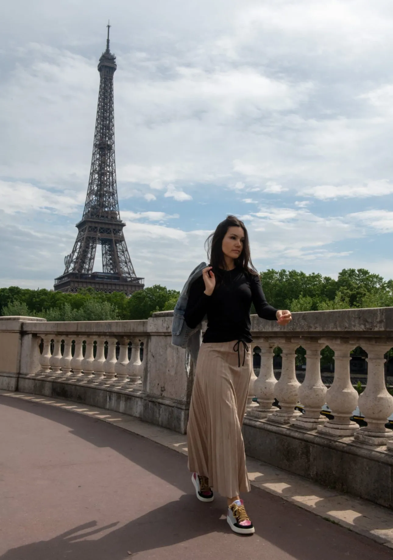 Orly Beige Corduroy Maxi Skirt