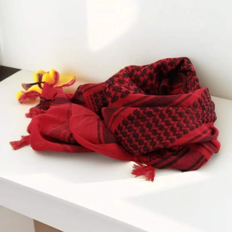 Palestine Arab Scarf: Traditional Keffiyeh Headwear for All