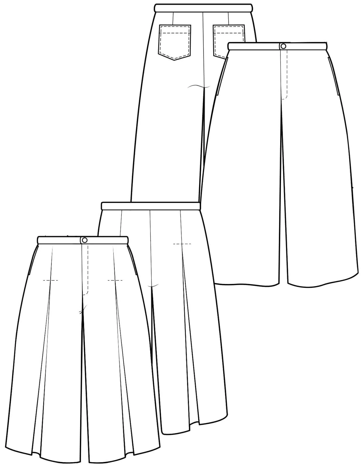 PDF Pattern - Culottes | The Makers Atelier