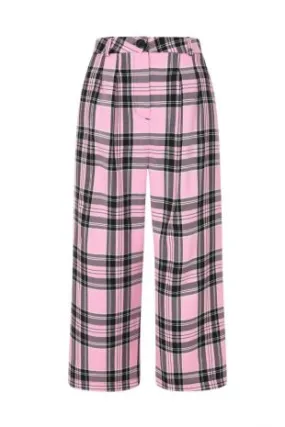 Pink and Black Riot Culottes