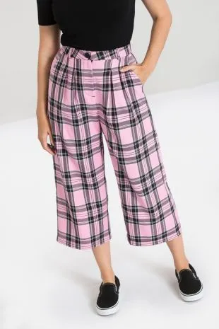 Pink and Black Riot Culottes