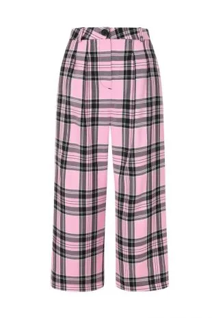 Pink and Black Riot Culottes