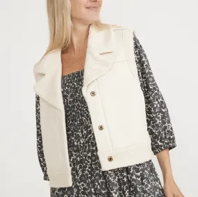Quebec Sherpa Vest - Natural