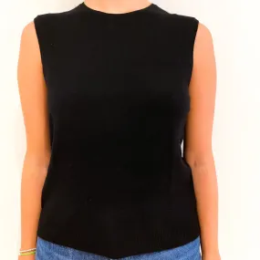 Ralph Lauren Black Cashmere Tank Top Medium