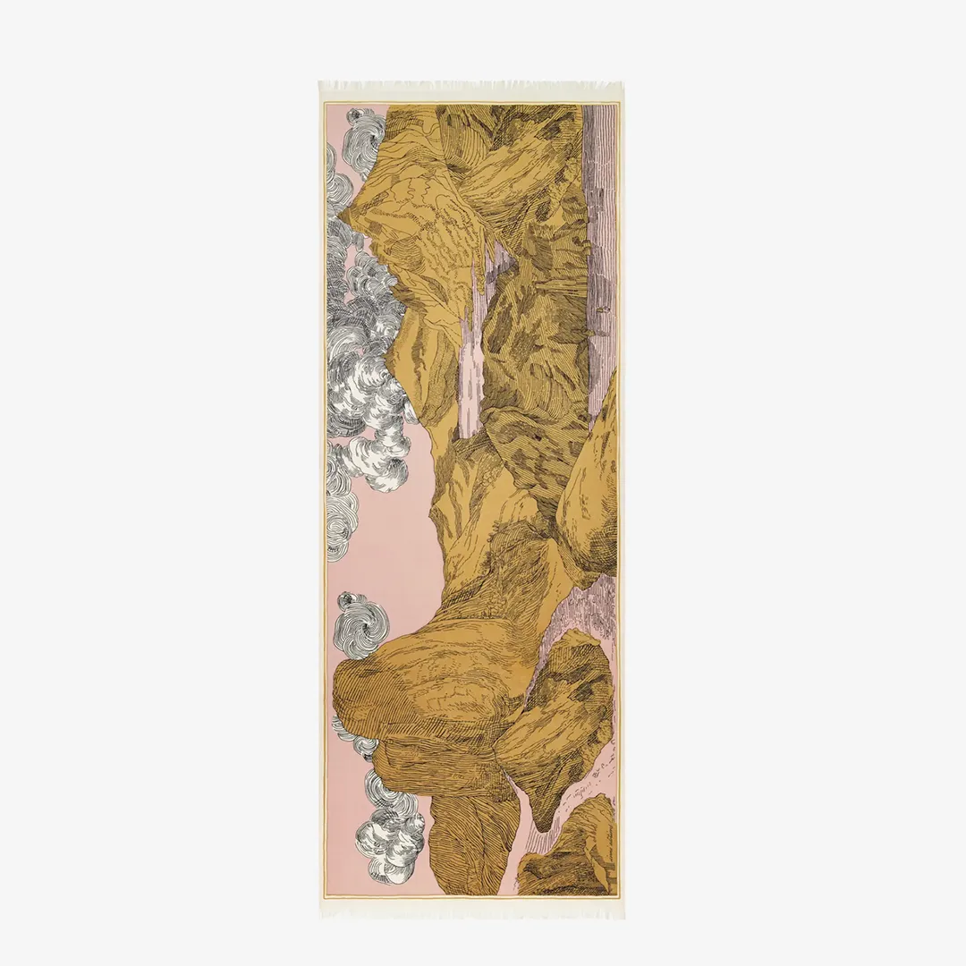 Scarf 70 'Montana' in Nude by Inoui Editions
