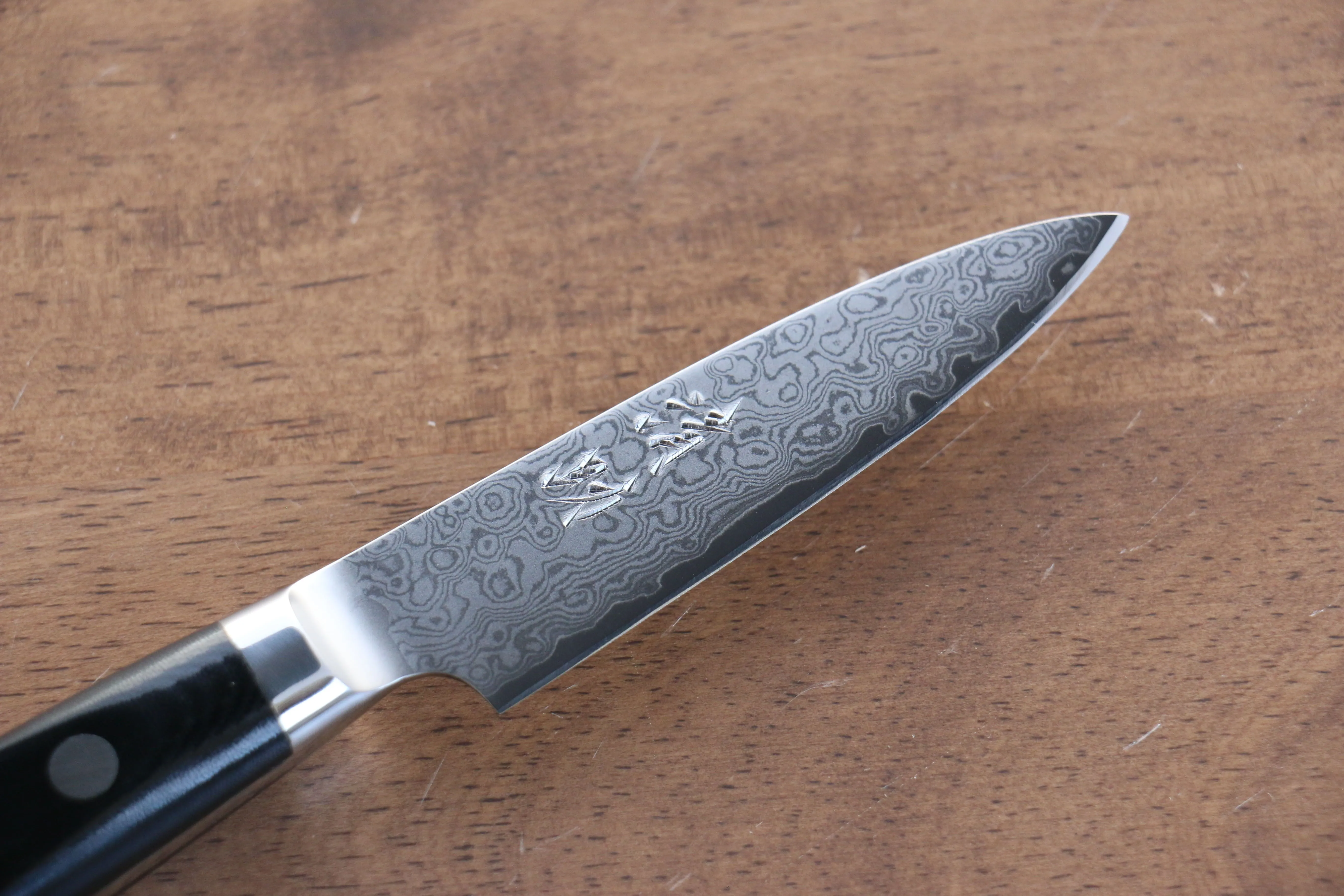 Seisuke VG10 33 Layer Damascus Paring 75mm Micarta Handle