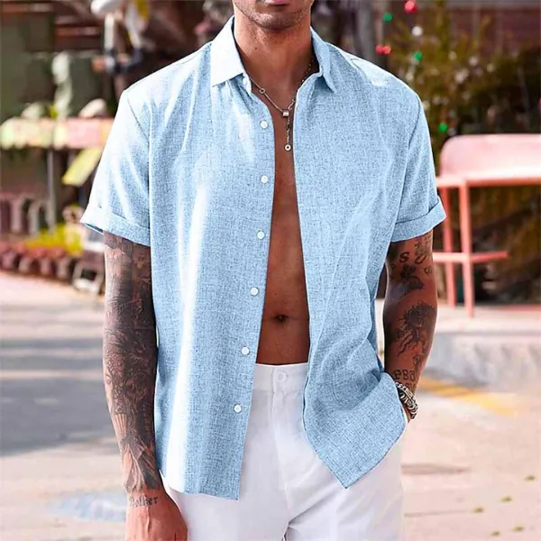 Simon - Cotton Linen Shirt