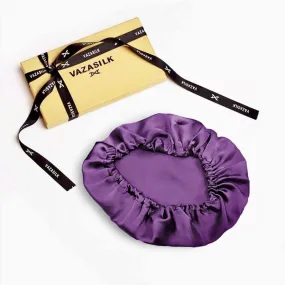 Single Layer Silk Bonnet - Royal Purple