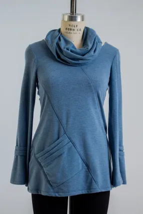 Soft Denim Long Sleeve Top