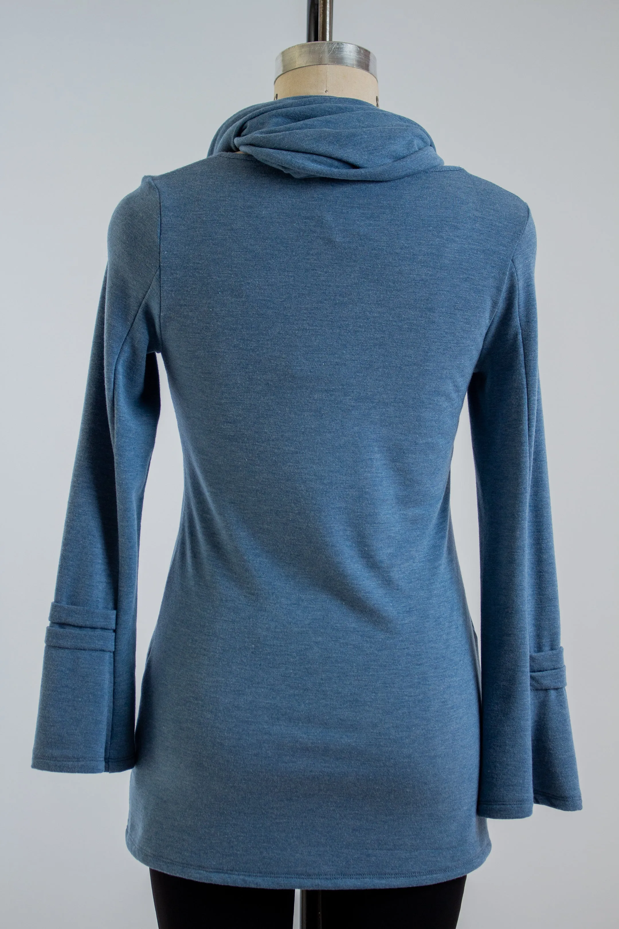 Soft Denim Long Sleeve Top