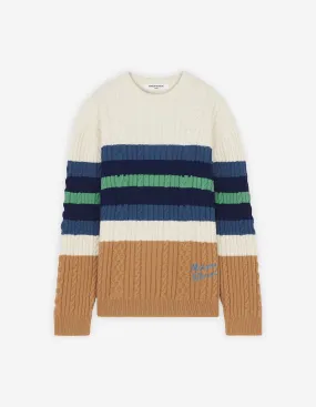 STRIPED CABLE JUMPER