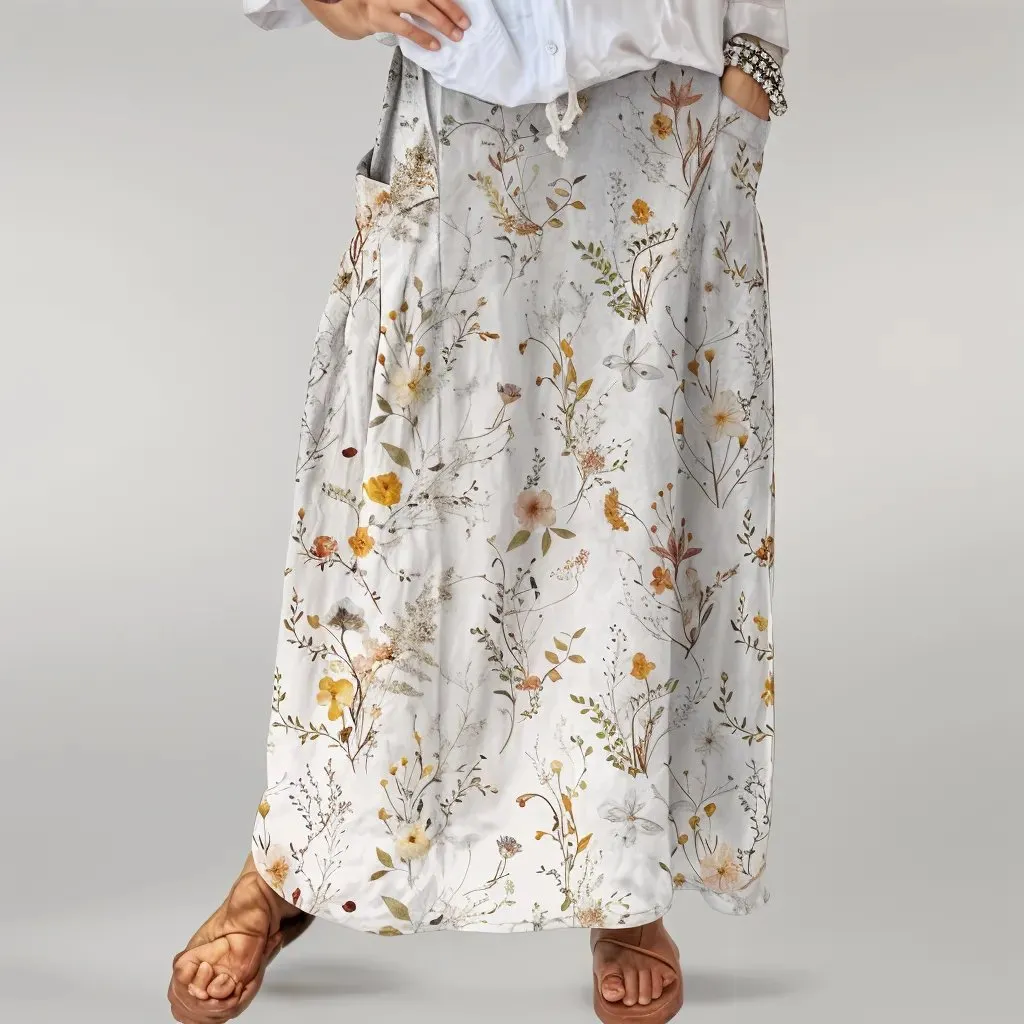 Sylis | Flower Maxi Skirt
