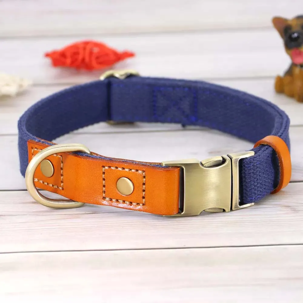 TailWag Freedom Dog Collar Nylon Leather