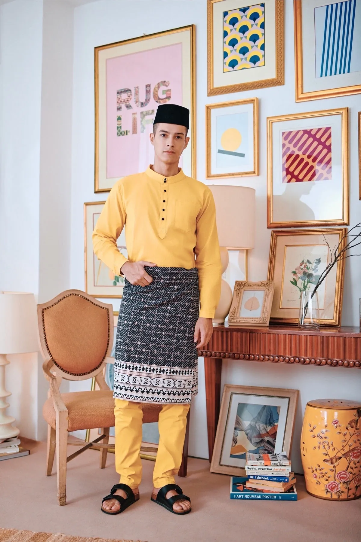 The Perfect Men Slim Fit Pants - Dijon Mustard