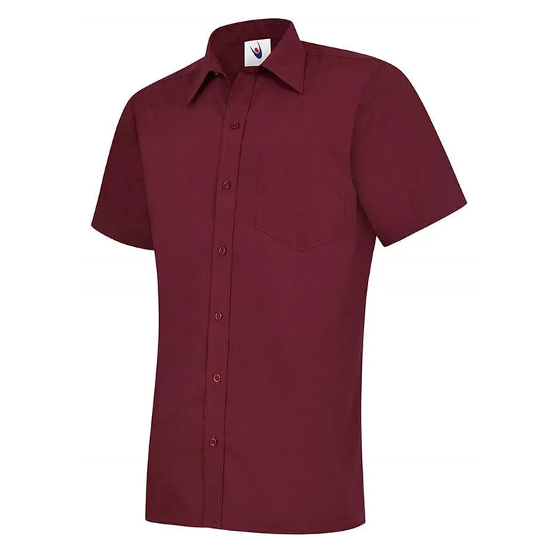 Uneek UC710 Mens Poplin Half Sleeve Shirt