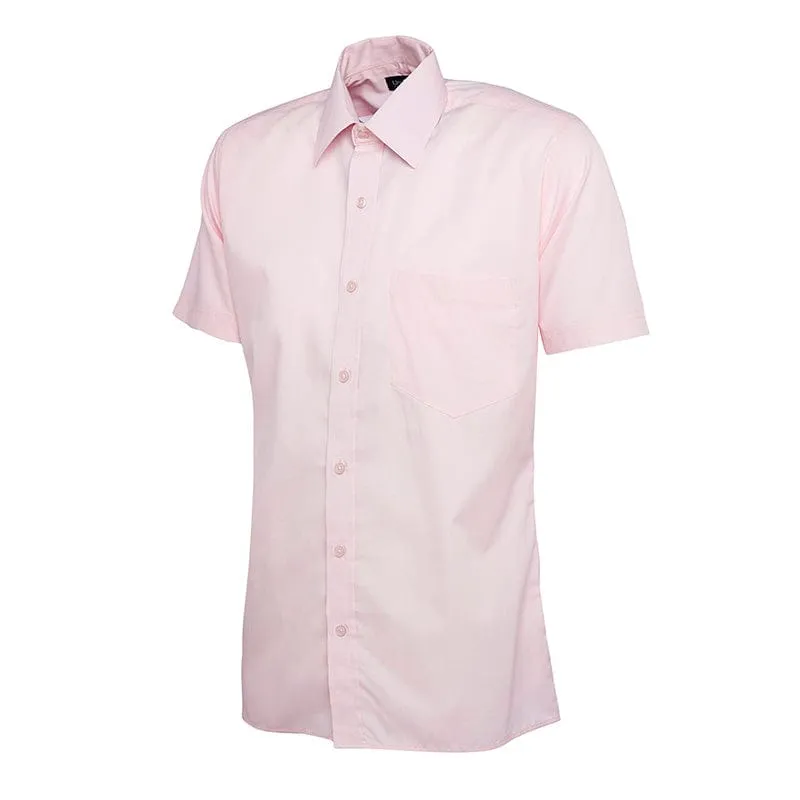 Uneek UC710 Mens Poplin Half Sleeve Shirt
