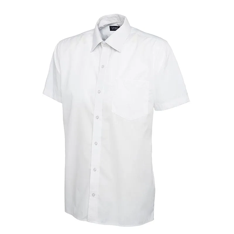 Uneek UC710 Mens Poplin Half Sleeve Shirt
