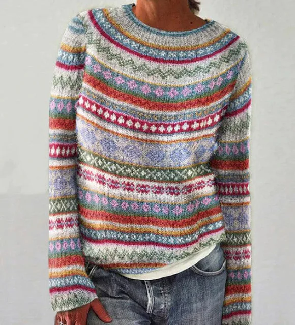 Women - Cosy Jumper - Soft Knit Fabric - Warm and Stylish Sweater