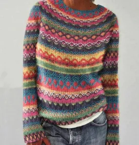 Women - Cosy Jumper - Soft Knit Fabric - Warm and Stylish Sweater