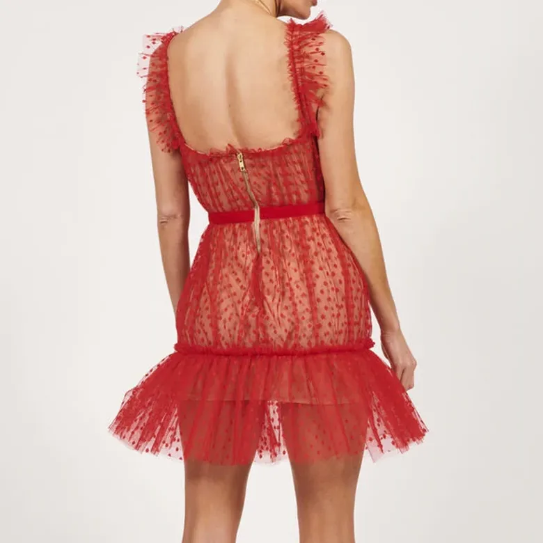 Women's Summer Casual A-Line Sheath Lace Mini Dress