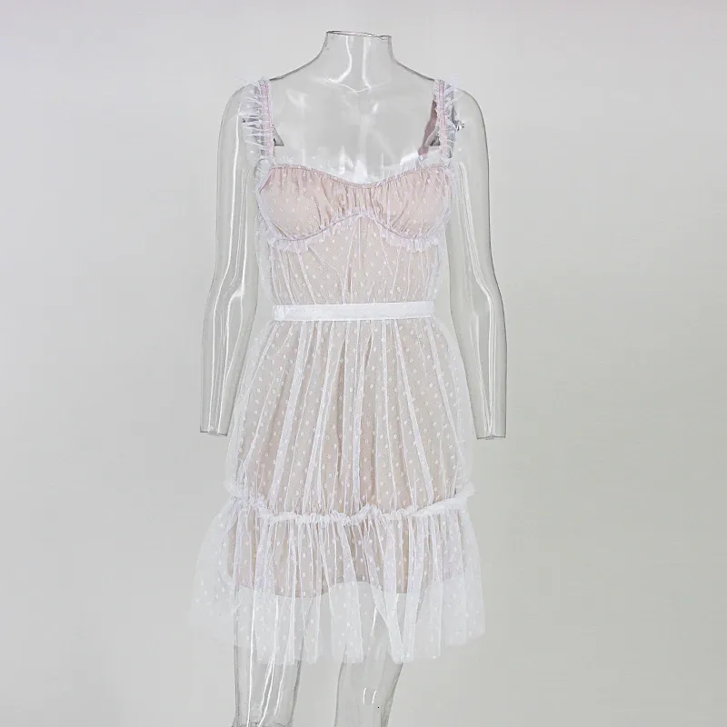 Women's Summer Casual A-Line Sheath Lace Mini Dress