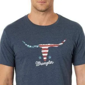 Wrangler Western T-Shirt Navy Heather