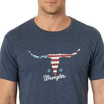 Wrangler Western T-Shirt Navy Heather